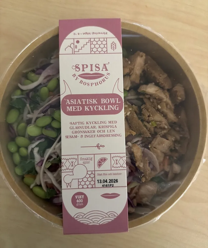 Asiatisk Kycklingbowl Med Kyckling