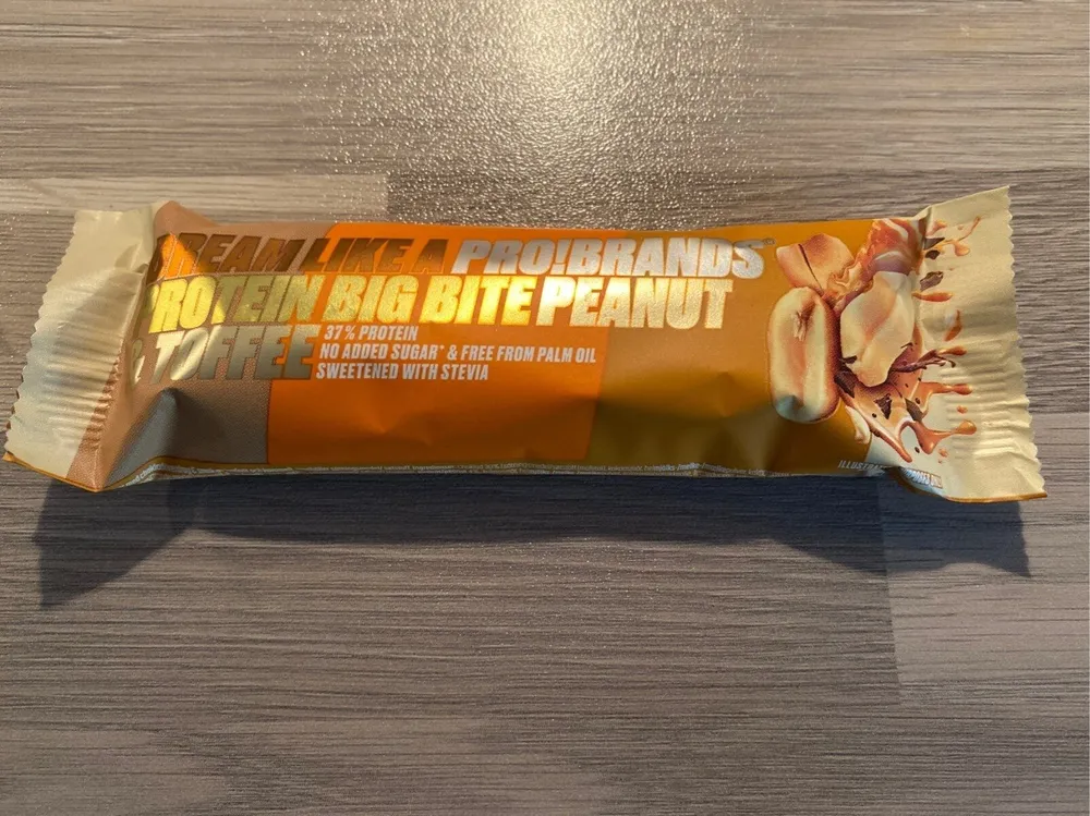 Protein big bite peanut & toffee
