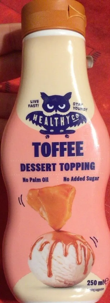 Toffee dessert topping