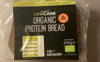 Low carb organic protein bread