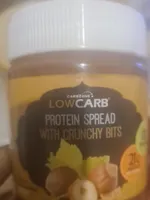 Protein spread with crunchy bits