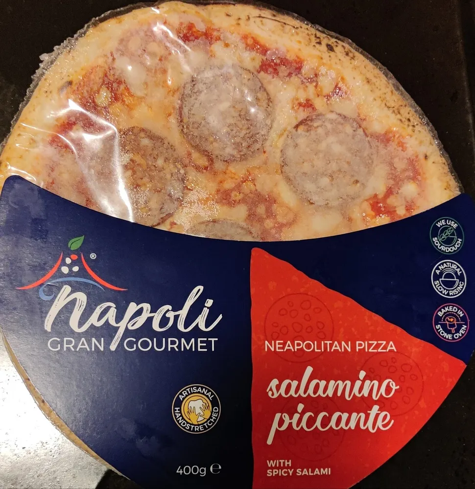 Neopolitan Pizza with Spicy Salami - Salamino Piccante
