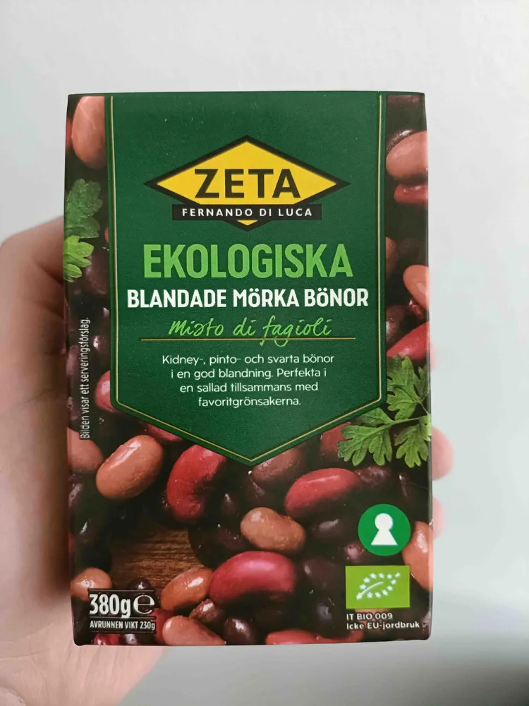 Ekologiska Blandade Mörka Bönor