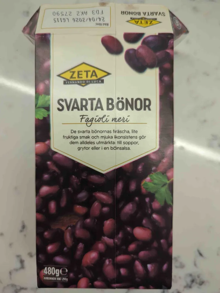 Svarta bönor