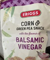 Corn & pea snack - balsamic vinegar