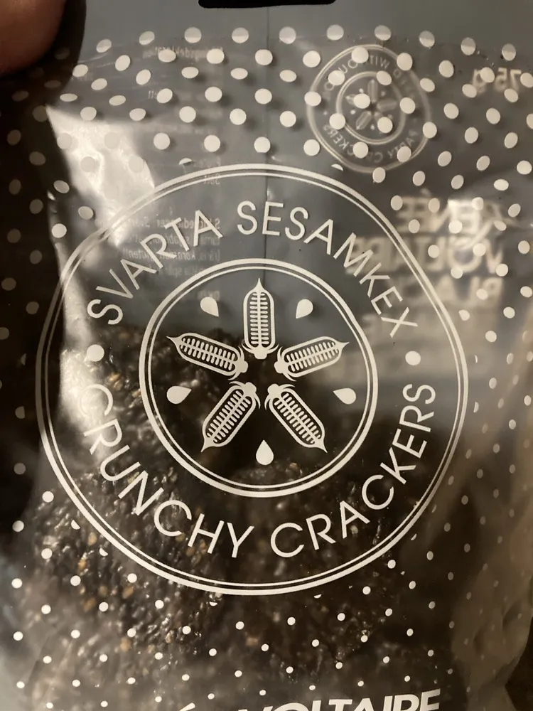 Black Sesame Crackers