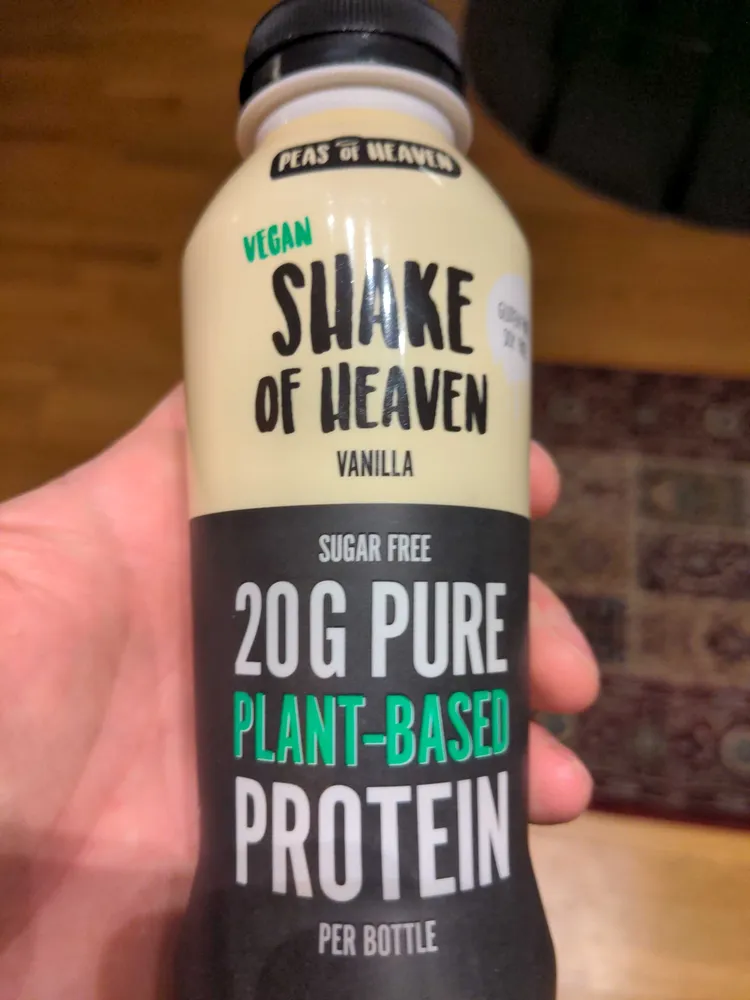 Vegan shake of heaven, vanilla