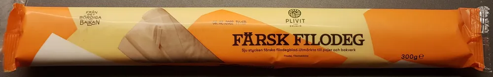 Färsk filodeg