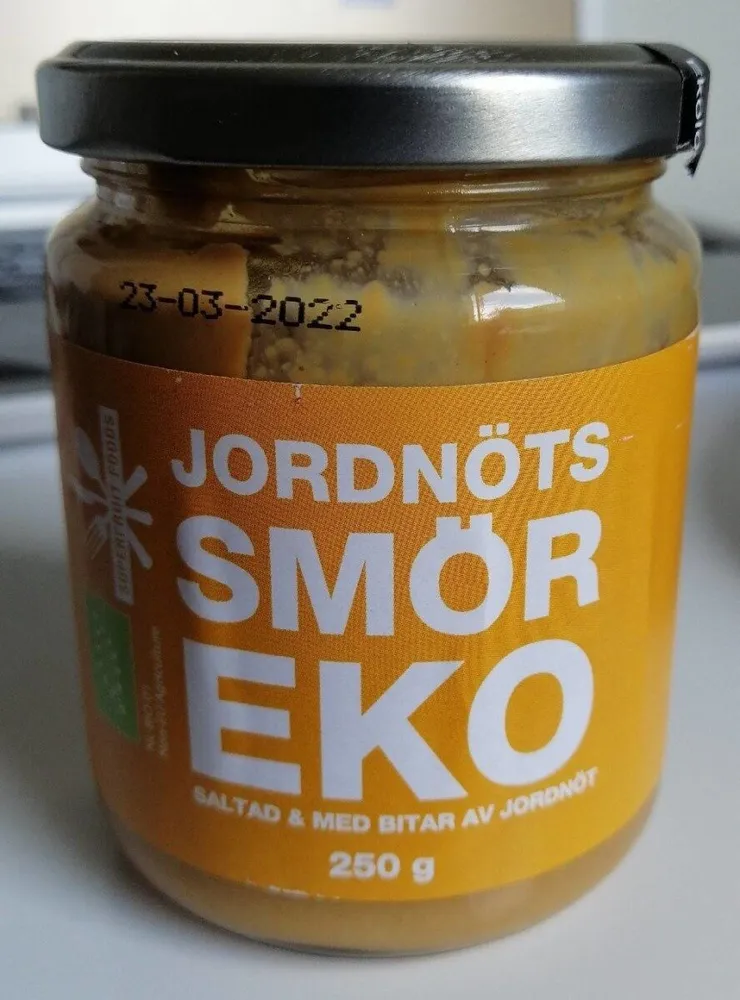 Jordnöts smör Eko