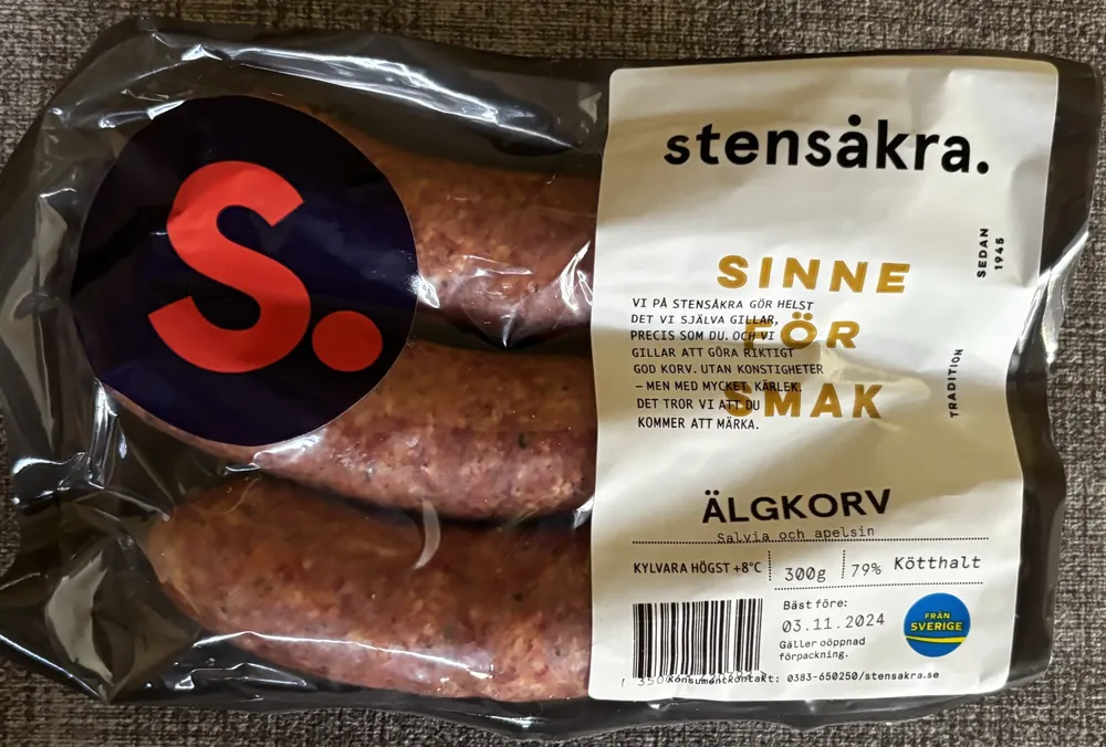 Älgkorv