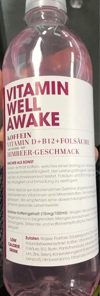 Awake Koffein - Au goût de framboise