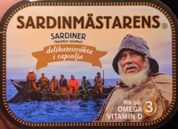 Sardiner delikatessrökta i rapsolja