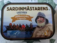 Sardiner delikatessrökta i rapsolja