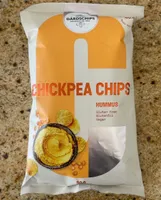 Chickpea chips hummus