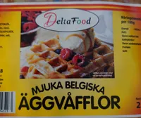 Mjuka Belgiska Äggvåfflor