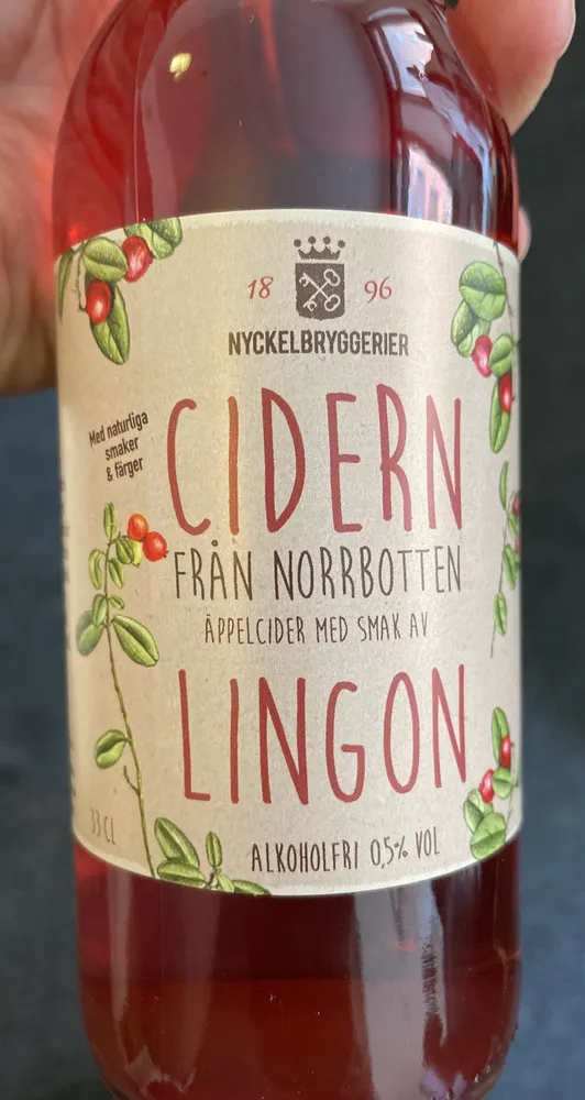 cider lingon alkoholfri
