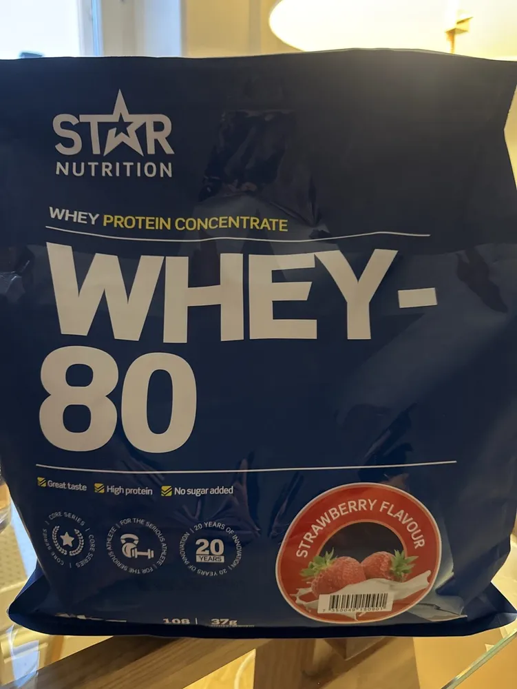 Whey-80 Protein Strawberry Flavor