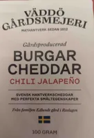 Burgarcheddar Chili & Jalapeño