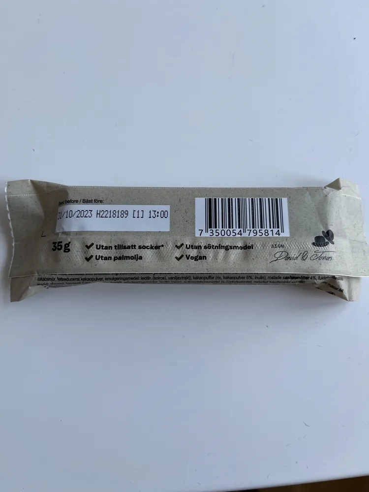 NUTBAR, Sea salt chocolate almond peanut