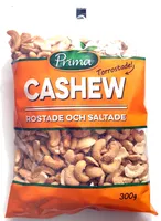Cashew - Torrrostade och saltade.
