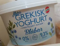 Grekisk Yoghurt 0% Blåbär