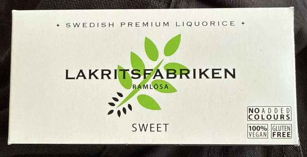 Swedish liquorice