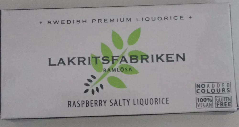 Lakritz mit Himbeere geschmak