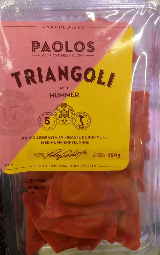 Triangoli med hummer