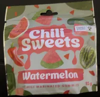 Watermelon chili marinated gummies