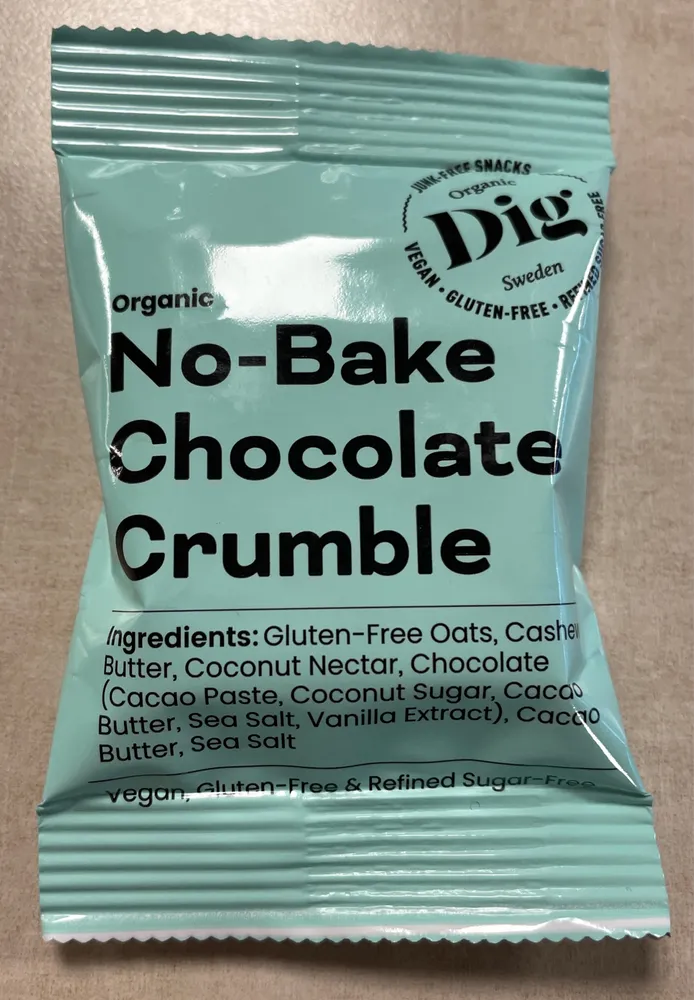 no-bake chocolate crumble