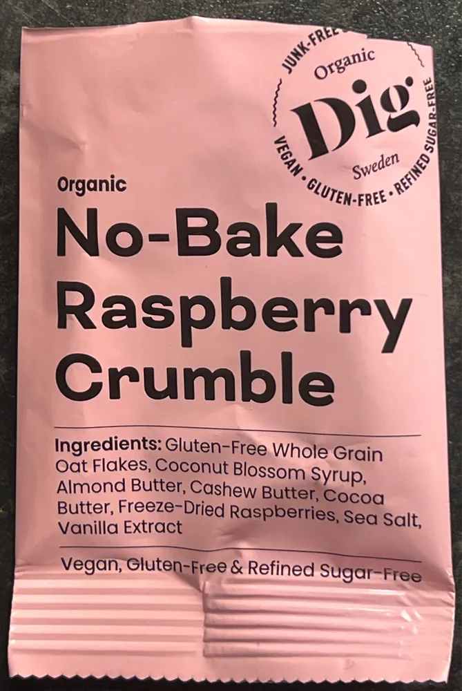 No-Bake Raspberry Crumble