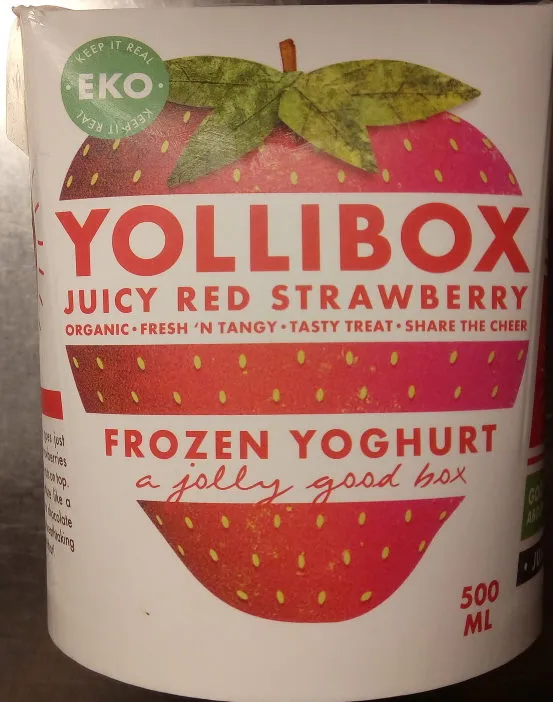 Yollibox Frozen Yoghurt Juicy Red Strawberry