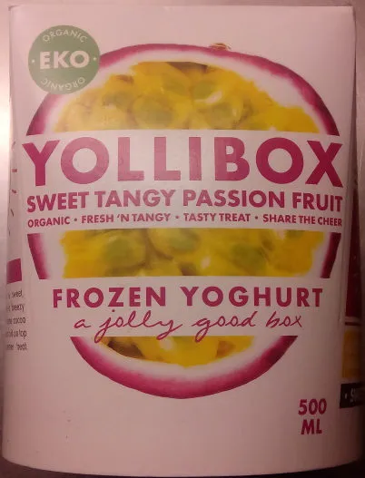 Yollibox Frozen Yoghurt Sweet Tangy Passion Fruit