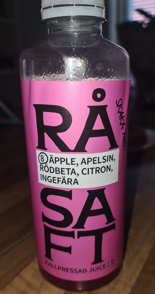 Äpple Appelsin Rödbeta Citron Ingefära
