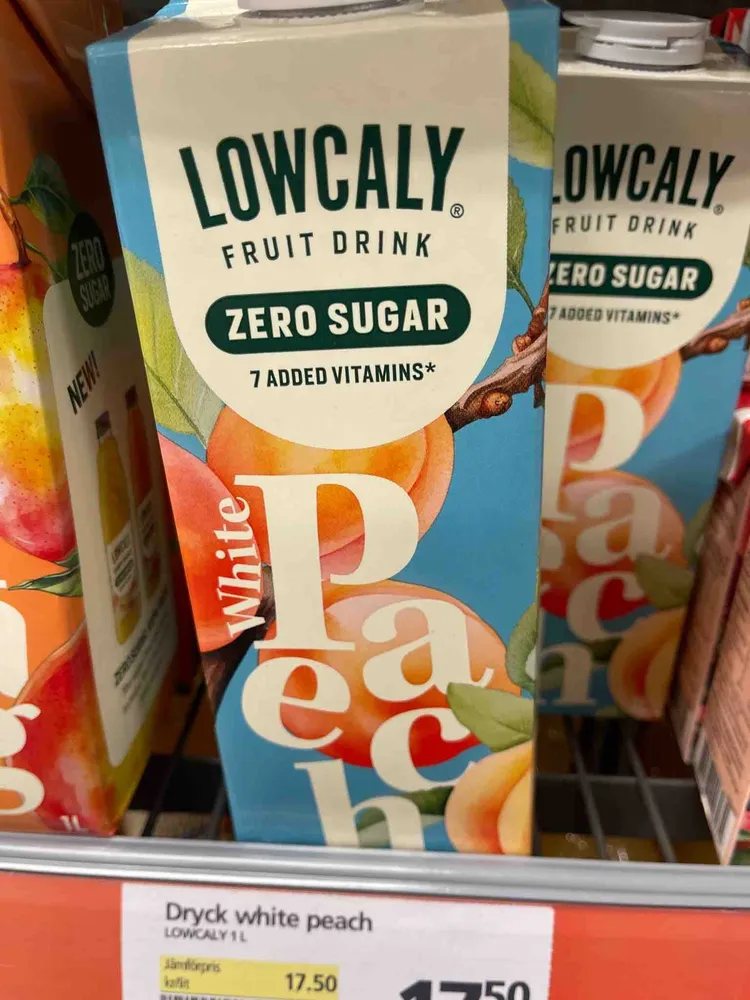 White Peach Fruit Drink