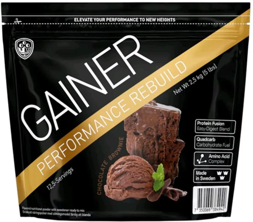 Swedish Supplements Performance Gainer Chocolate Brownie