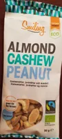 Almond cashew peanut