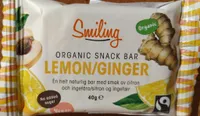 Organic snack bar       Lemon/Ginger