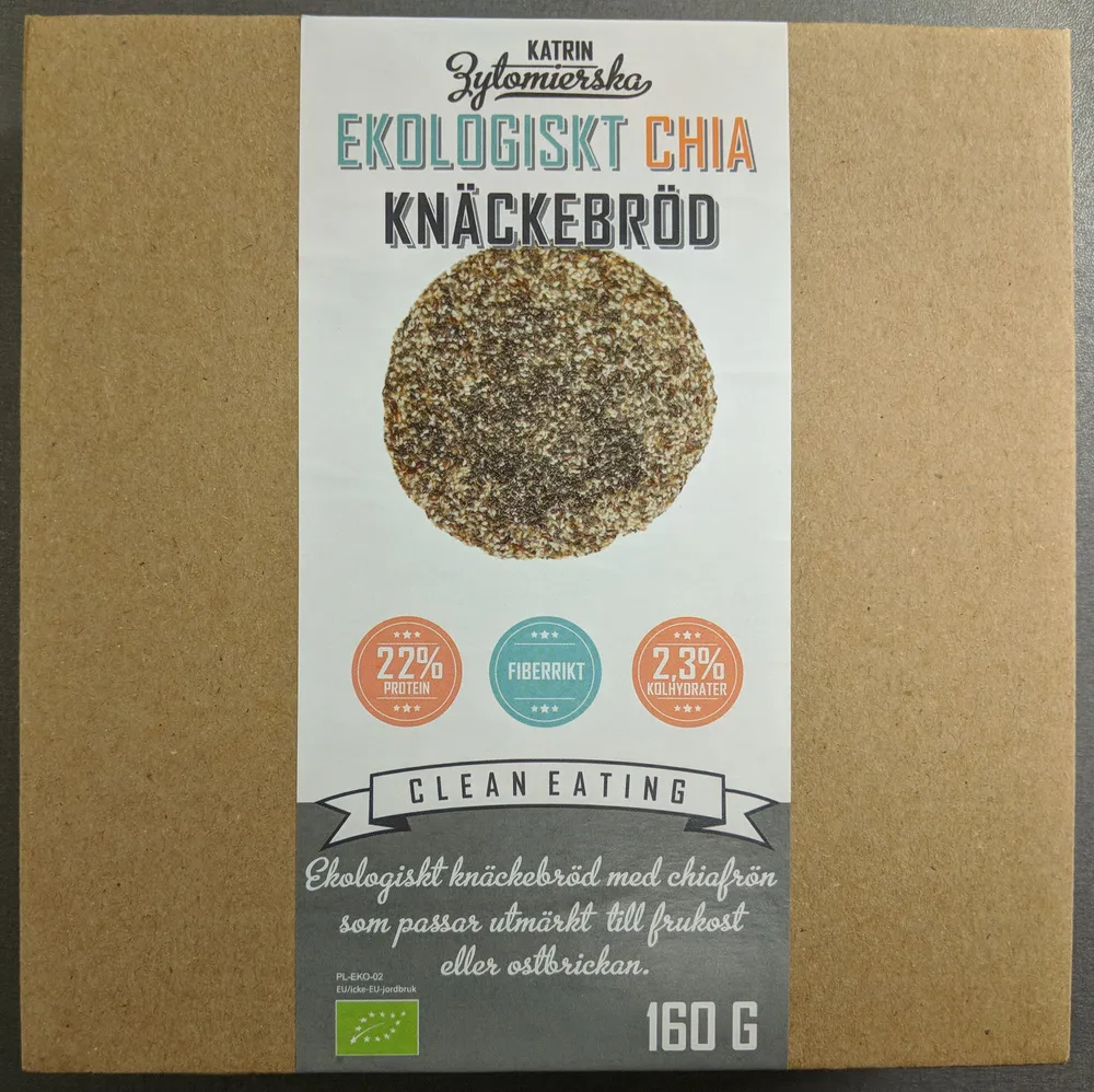 Ekologiskt Chia Knäckebröd