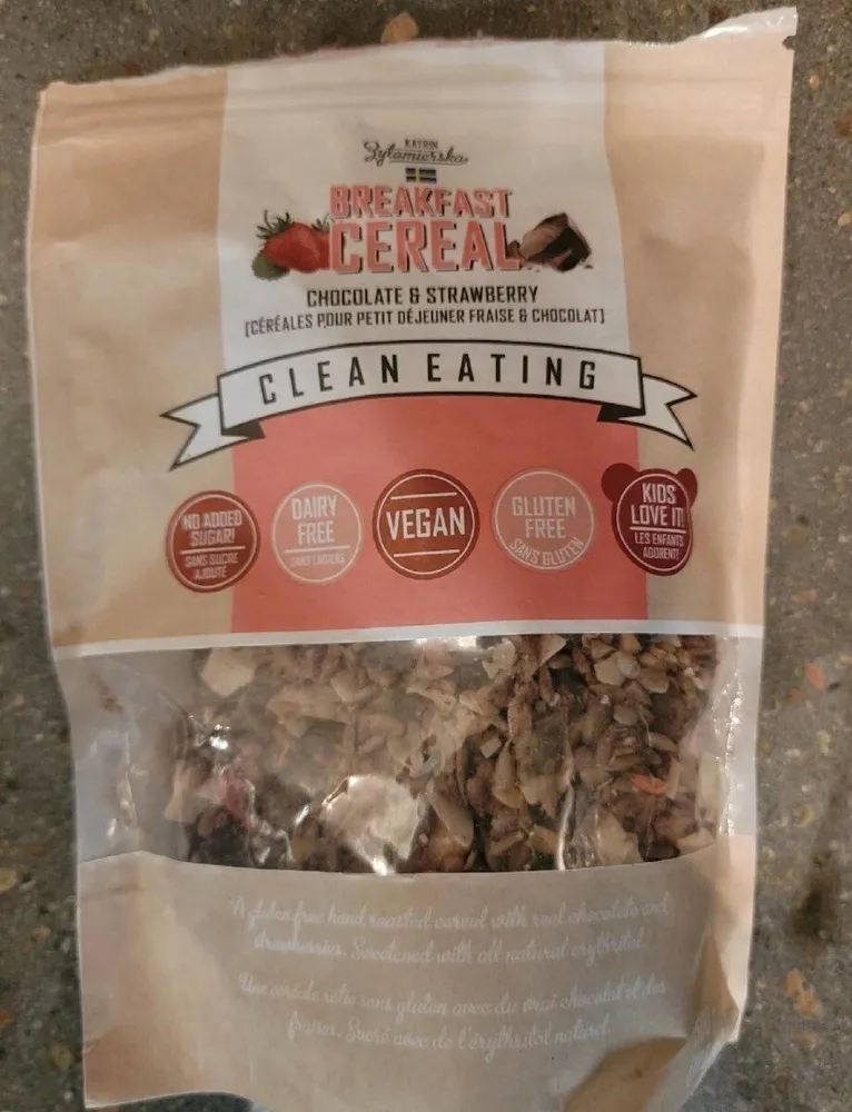 Céréales pour petit déjeuner fraise & chocolat
