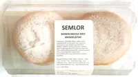 Semlor - Mandelmassa med mandelbitar