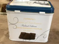 Cocoa powdered truffles