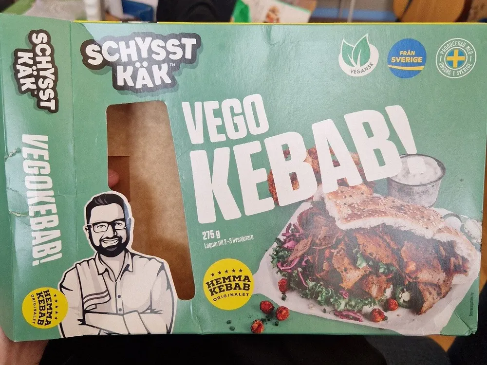 Schysst käk Vegokebab!
