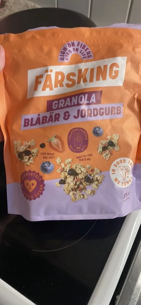 Granola Blåbär & Jordgubb