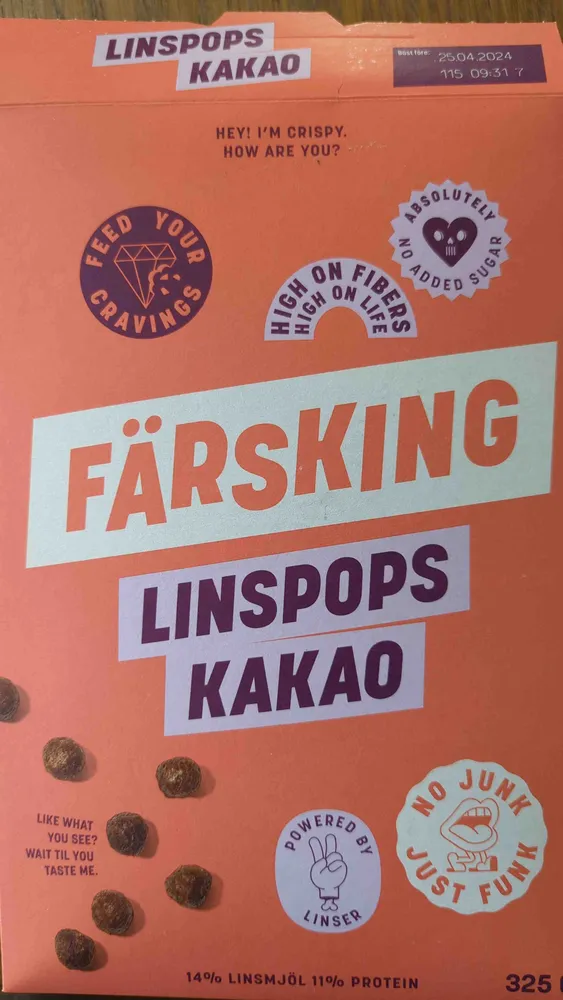 Linspops Kakao, Cereal