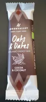 Barre énergétique cacao et noix de coco