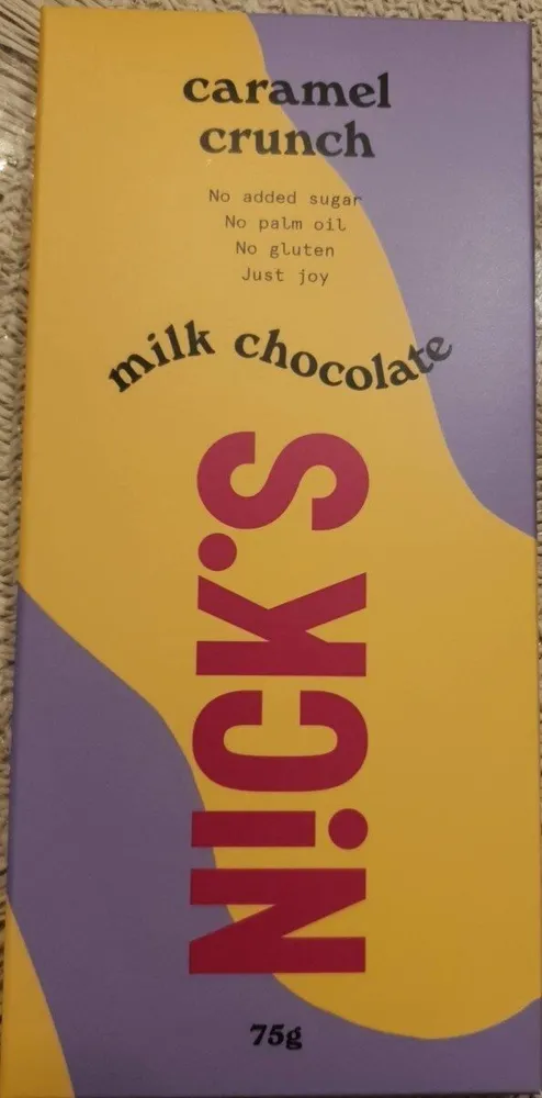 Nick's chocolat au lait au caramel