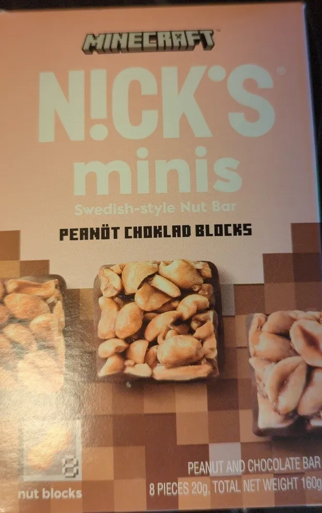 Minis Peanöt Choklad Blocks