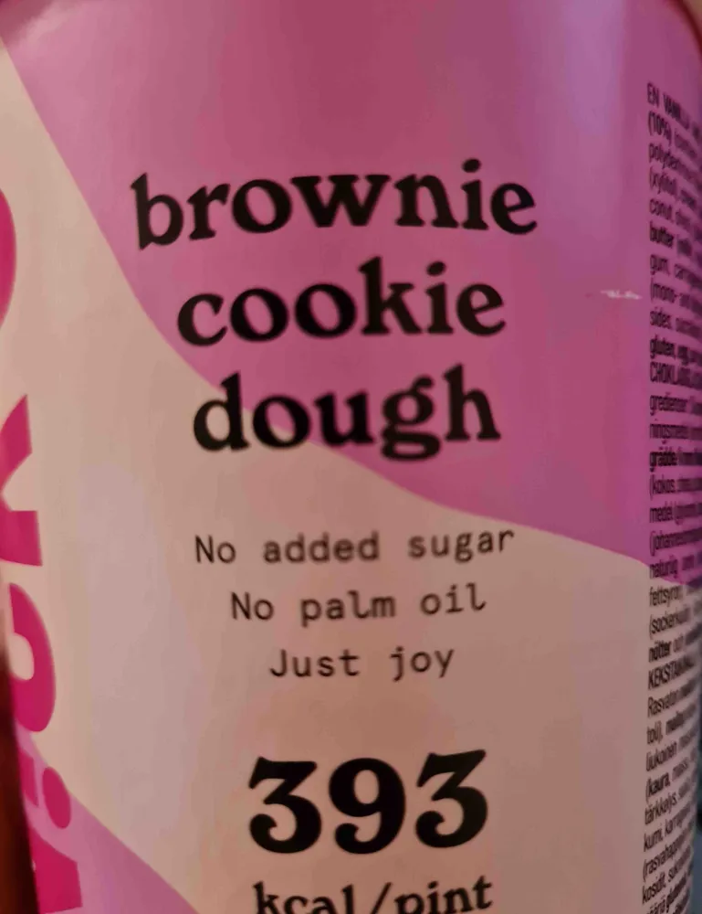 brownie cookie dough