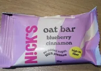 Blueberry And Cinnamon Oat Bar